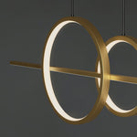 Moderner Kronleuchter mit geometrischer Form