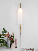 Modern Glass Plug In Wall Lamp