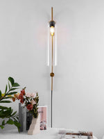 Modern Glass Plug In Wall Lamp