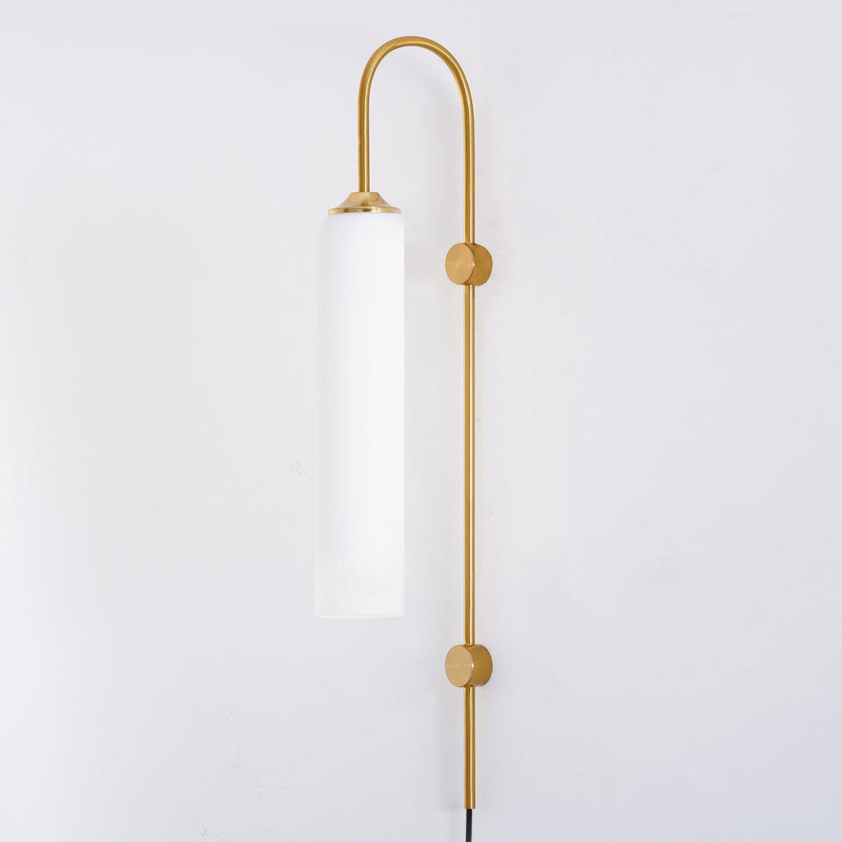 Modern Glass Plug In Wall Lamp