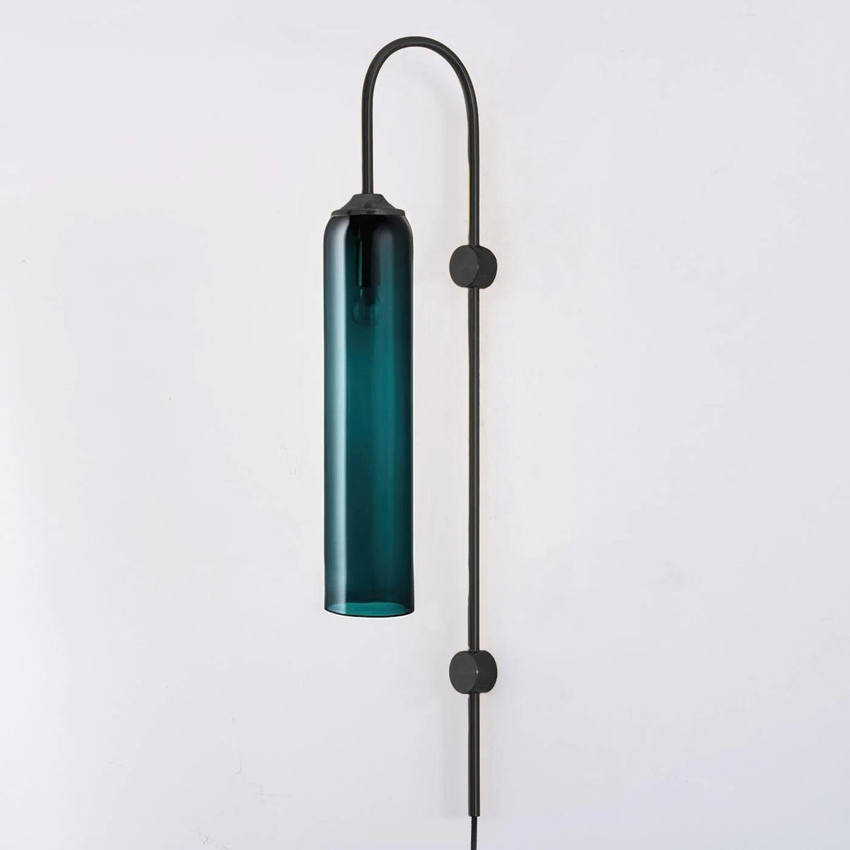 Modern Glass Plug In Wall Lamp