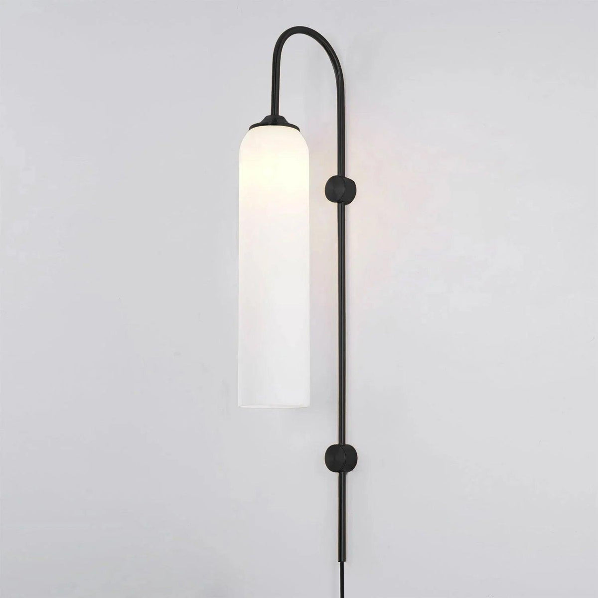 Modern Glass Plug In Wall Lamp