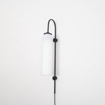 Modern Glass Plug In Wall Lamp