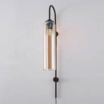 Modern Glass Plug In Wall Lamp