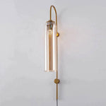 Modern Glass Plug In Wall Lamp