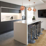Lava Swag Pendant Light – Sculptural Molten Shade with Mirror Effect