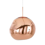 Lava Swag Pendant Light – Sculptural Molten Shade with Mirror Effect