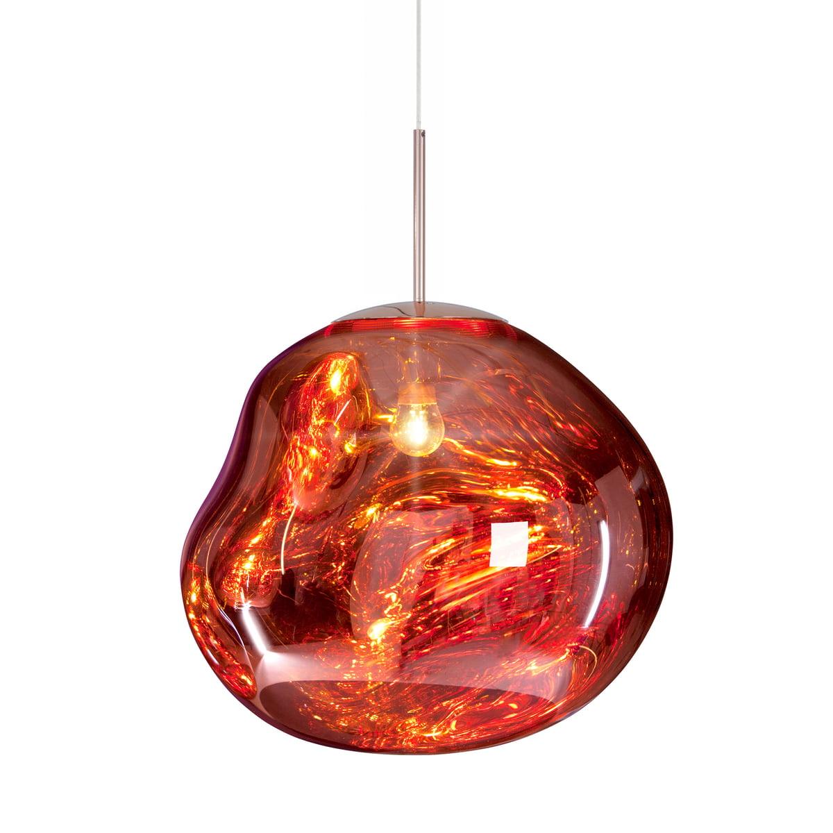 Lava Swag Pendant Light – Sculptural Molten Shade with Mirror Effect