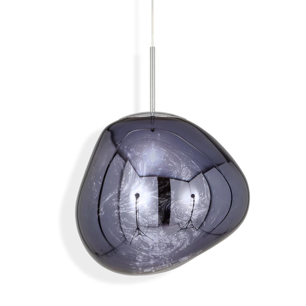 Lava Swag Pendant Light – Sculptural Molten Shade with Mirror Effect