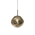 Lava Swag Pendant Light – Sculptural Molten Shade with Mirror Effect