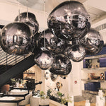 Lava Swag Pendant Light – Sculptural Molten Shade with Mirror Effect