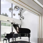 Lava Swag Pendant Light – Sculptural Molten Shade with Mirror Effect