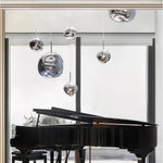 Lava Swag Pendant Light – Sculptural Molten Shade with Mirror Effect