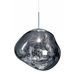 Lava Swag Pendant Light – Sculptural Molten Shade with Mirror Effect