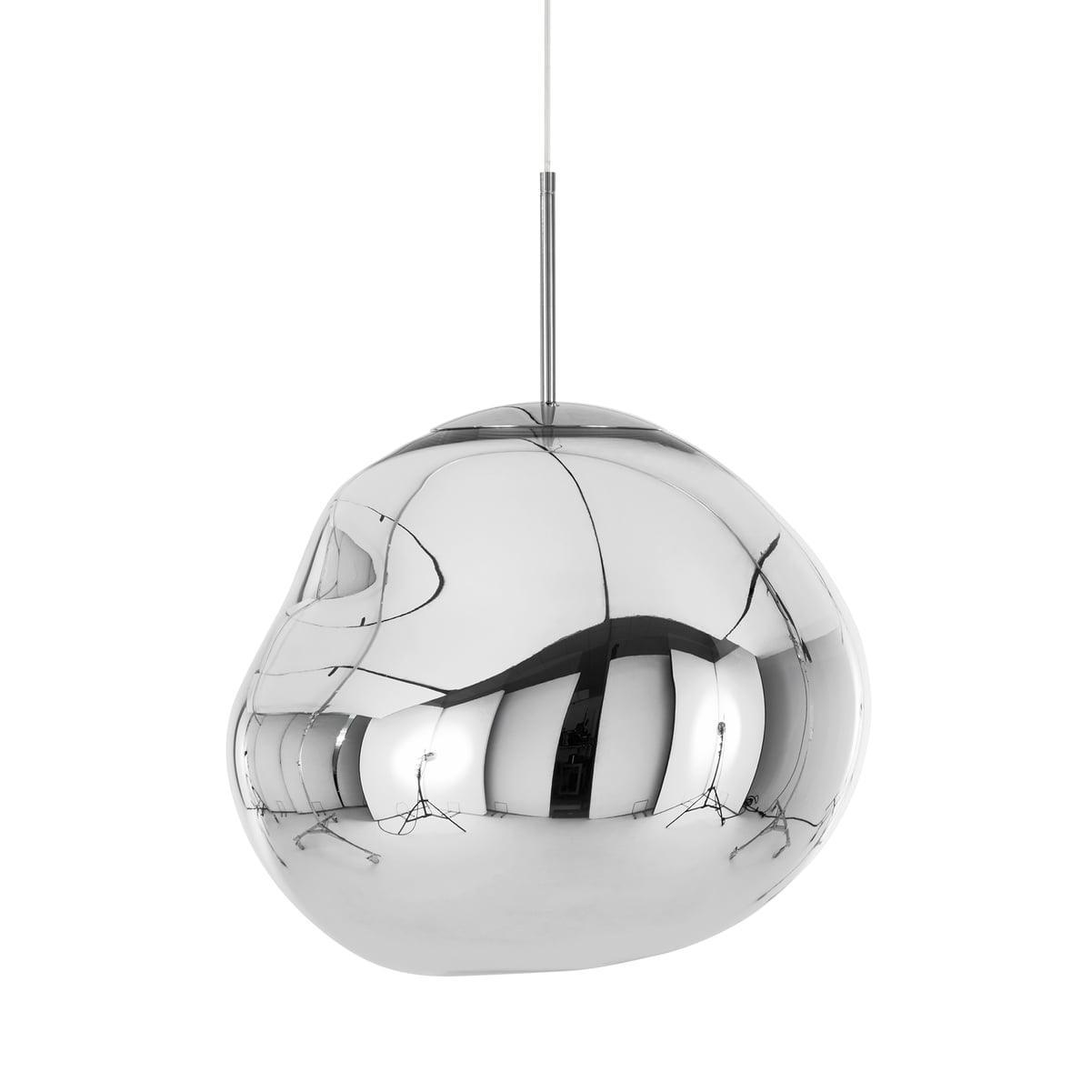 Lava Swag Pendant Light – Sculptural Molten Shade with Mirror Effect