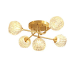 Modern Light Luxury Crystal Ceiling Lamp