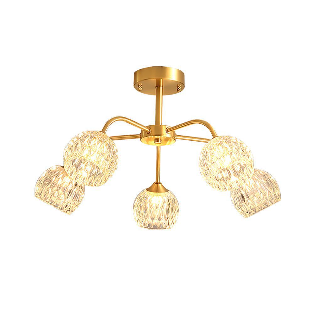 Modern Light Luxury Crystal Ceiling Lamp