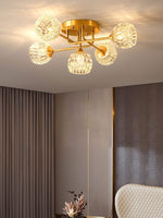 Modern Light Luxury Crystal Ceiling Lamp