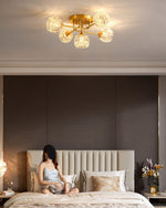 Modern Light Luxury Crystal Ceiling Lamp