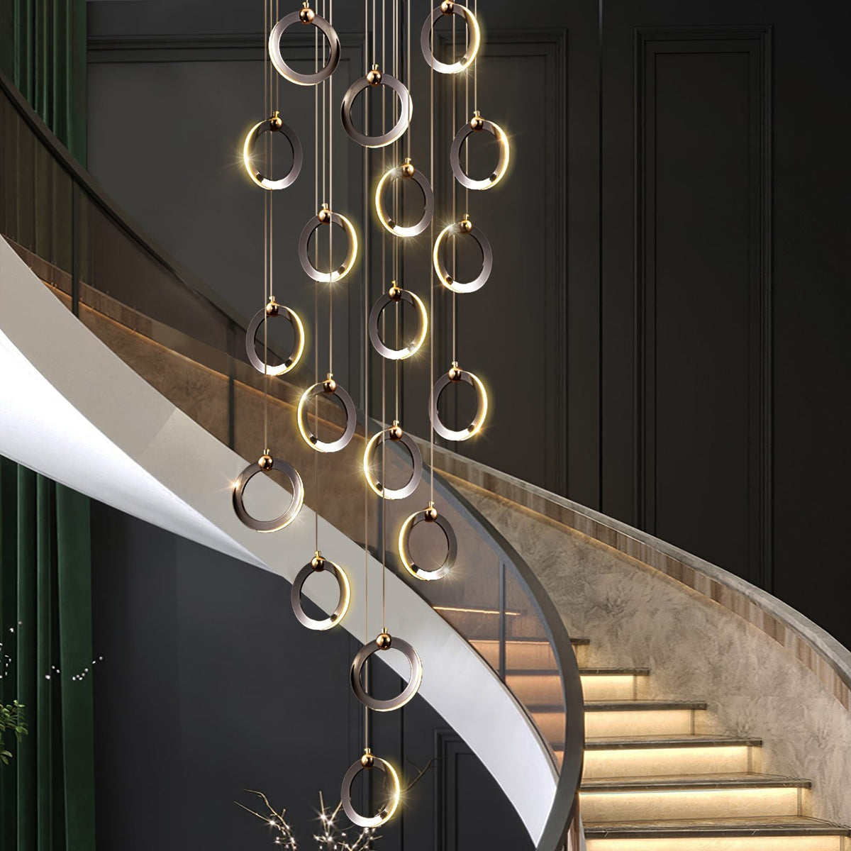 Modern Pearl Chandelier