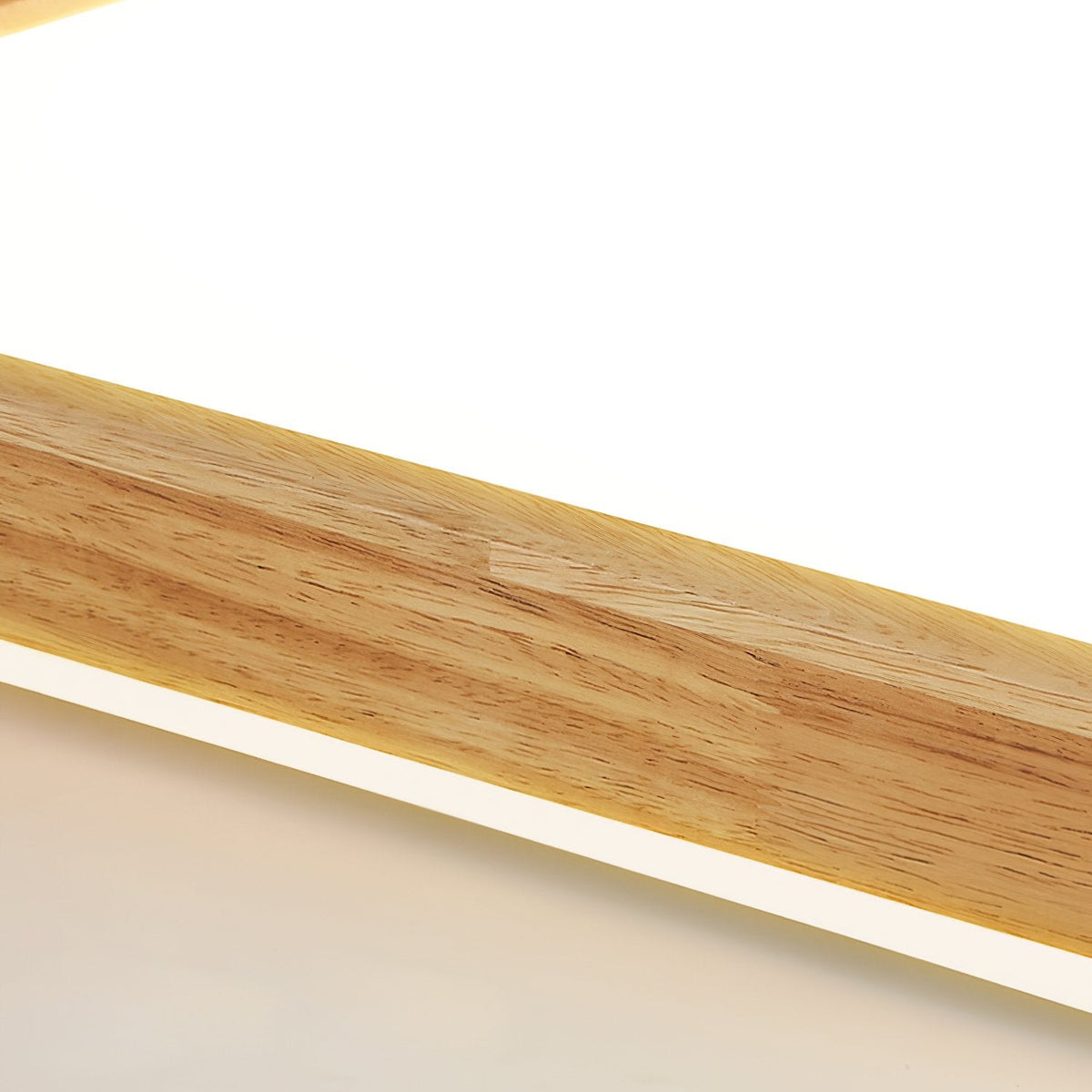 Modern Rectangular Log Ceiling Lamp