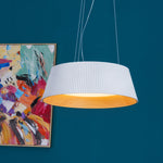 Modern Ribbed Pendant Light