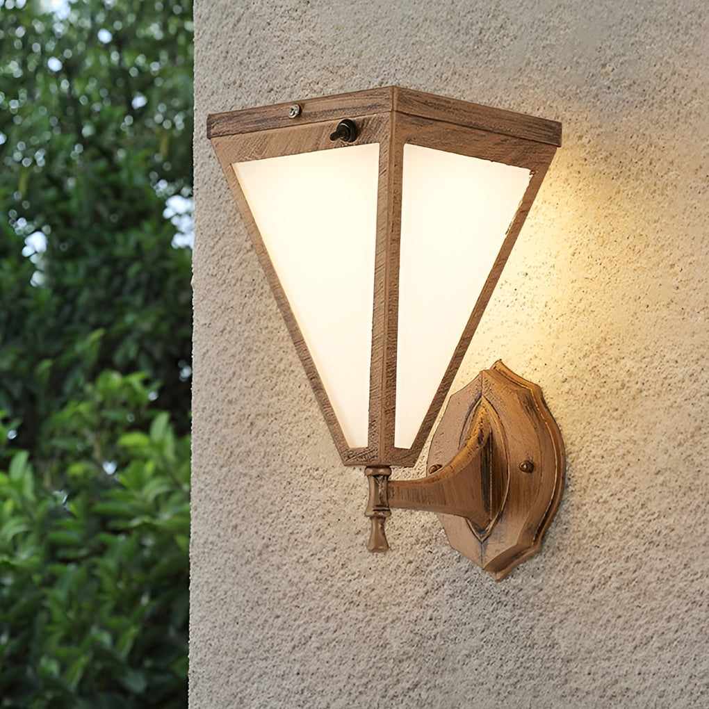Industrial Tapered Dimmable Plug In Solar Waterproof Led Outdoor Wall Lighting