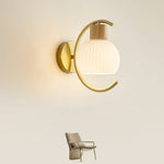Modern Wood Grain Wall Light