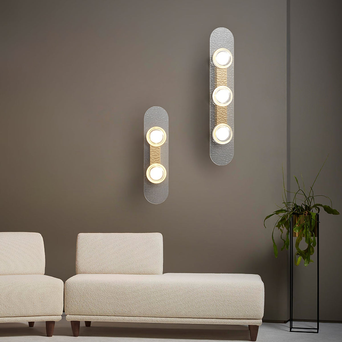 Modulo Gold Wall Light