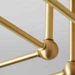 Molecular Brass Ceiling Light