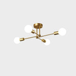 Molecular Brass Ceiling Light
