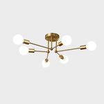 Molecular Brass Ceiling Light