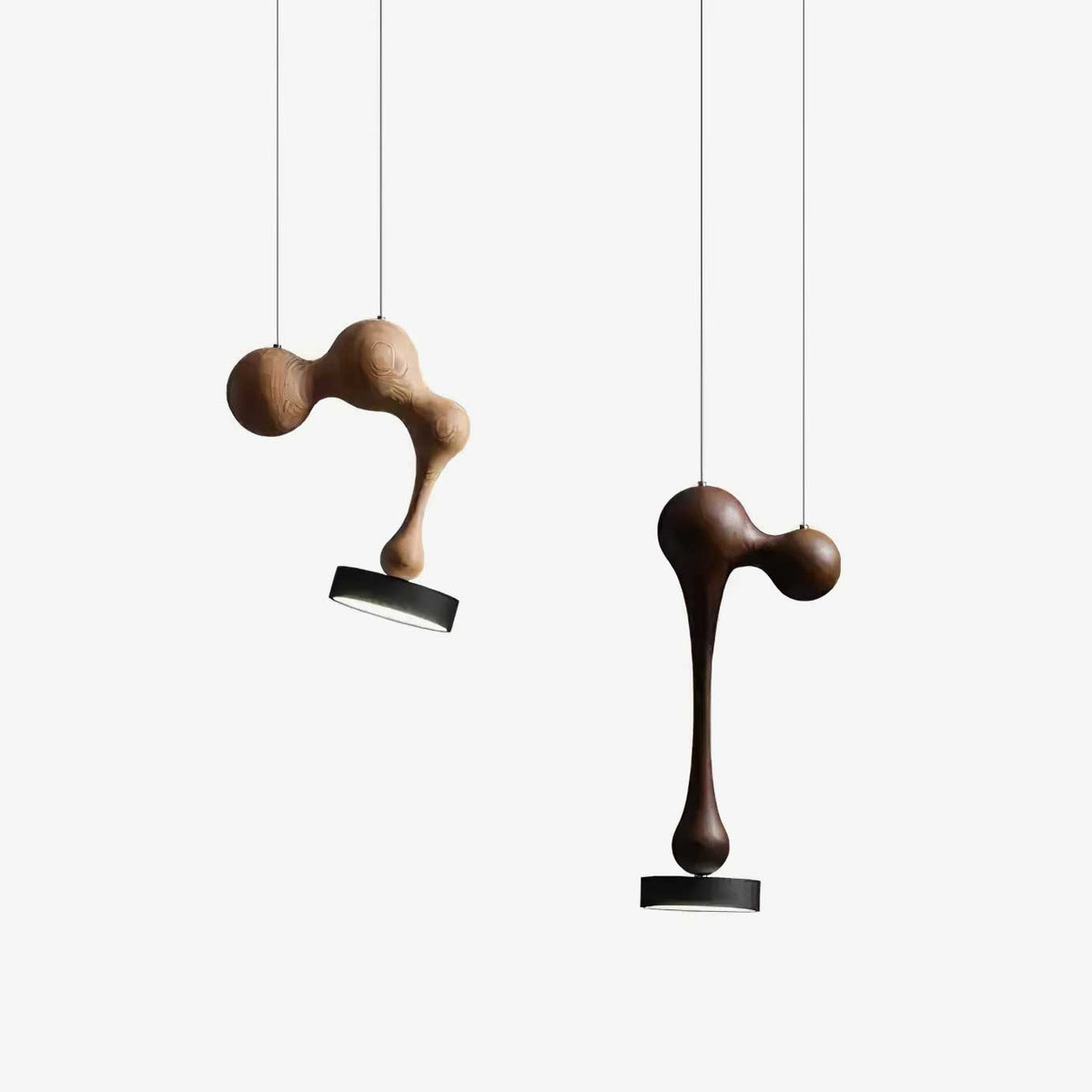 Molecule Wooden Pendant Light – Handcrafted LED Pendant for Modern Interiors