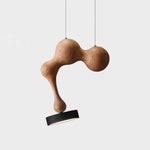 Molecule Wooden Pendant Light – Handcrafted LED Pendant for Modern Interiors