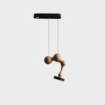 Molecule Wooden Pendant Light – Handcrafted LED Pendant for Modern Interiors