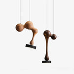 Molecule Wooden Pendant Light – Handcrafted LED Pendant for Modern Interiors