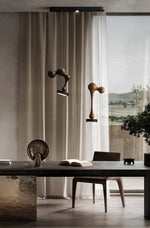 Molecule Wooden Pendant Light – Handcrafted LED Pendant for Modern Interiors
