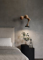 Molecule Wooden Pendant Light – Handcrafted LED Pendant for Modern Interiors
