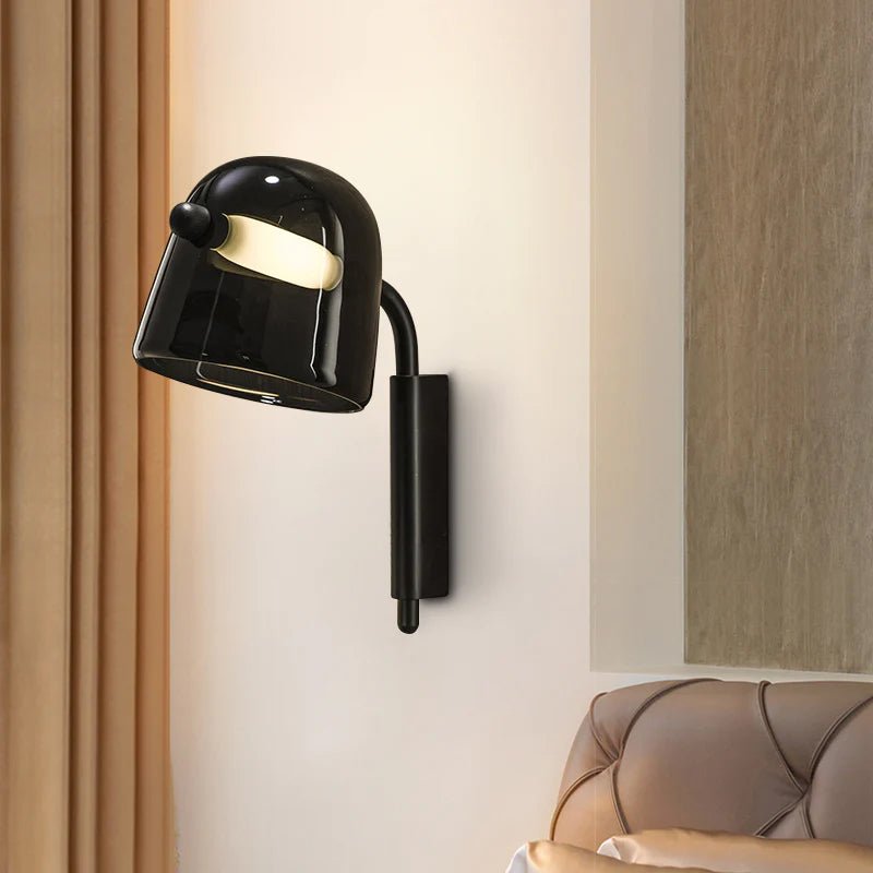 Penumbra Wall Sconce in Handblown Glass with Integrated LED