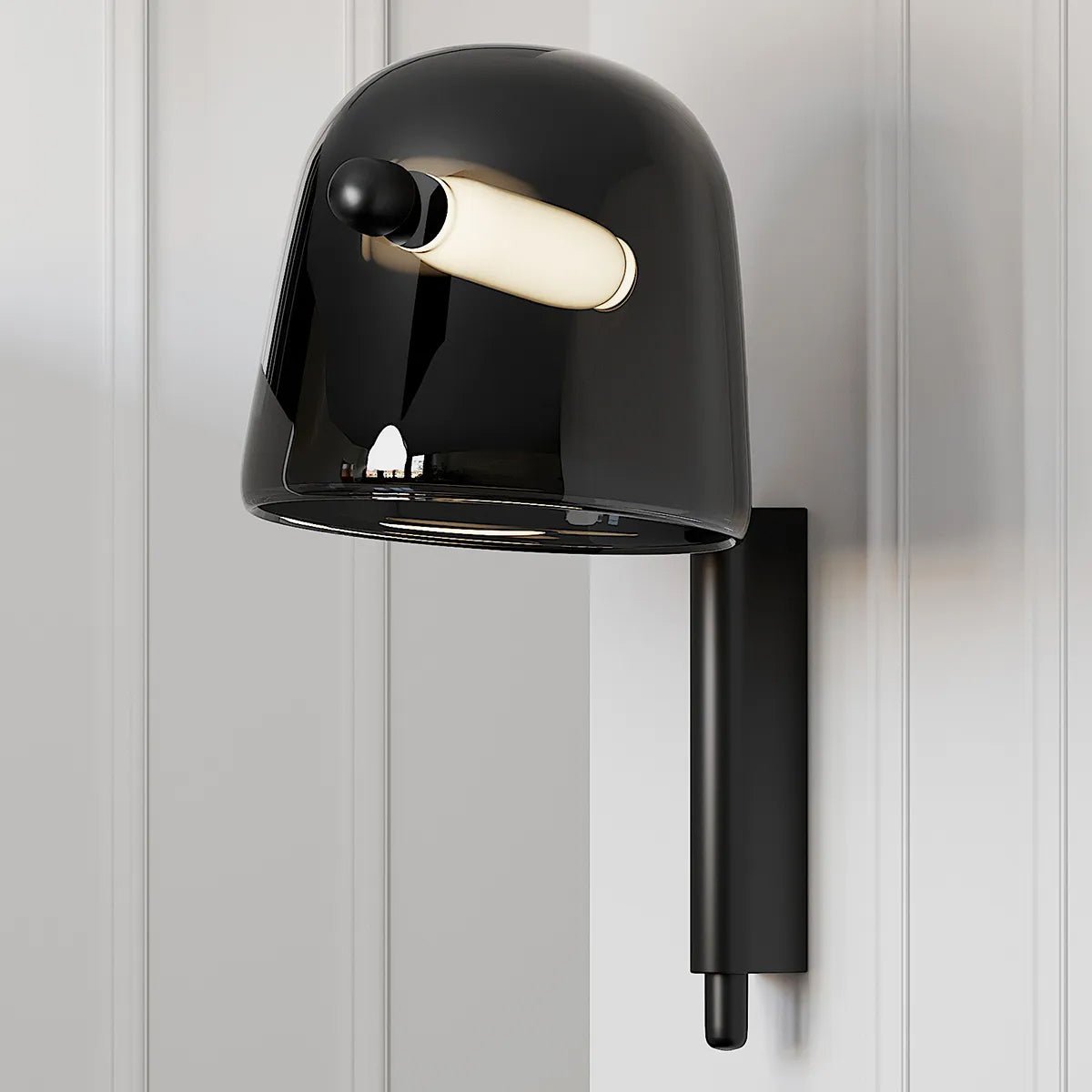 Penumbra Wall Sconce in Handblown Glass with Integrated LED