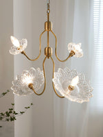 Monique Lhuillier Glass Butterfly Chandelier in Antique Copper