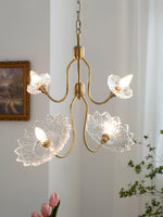 Monique Lhuillier Glass Butterfly Chandelier in Antique Copper