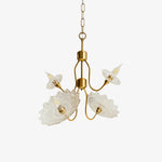 Monique Lhuillier Glass Butterfly Chandelier in Antique Copper