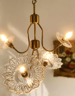 Monique Lhuillier Glass Butterfly Chandelier in Antique Copper