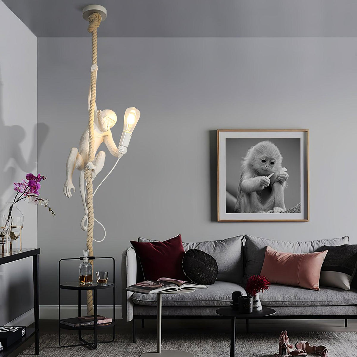 Monkey Pendant Lamp