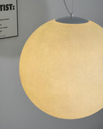 Moon Pendant Lamp – Celestial Resin Hanging Light for Modern Interiors