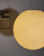 Moon Pendant Lamp – Celestial Resin Hanging Light for Modern Interiors