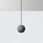 Moon Concrete Pendant Light – Modern Minimalist LED Ceiling Lamp