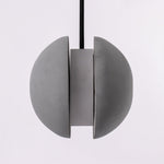 Moon Concrete Pendant Light – Modern Minimalist LED Ceiling Lamp