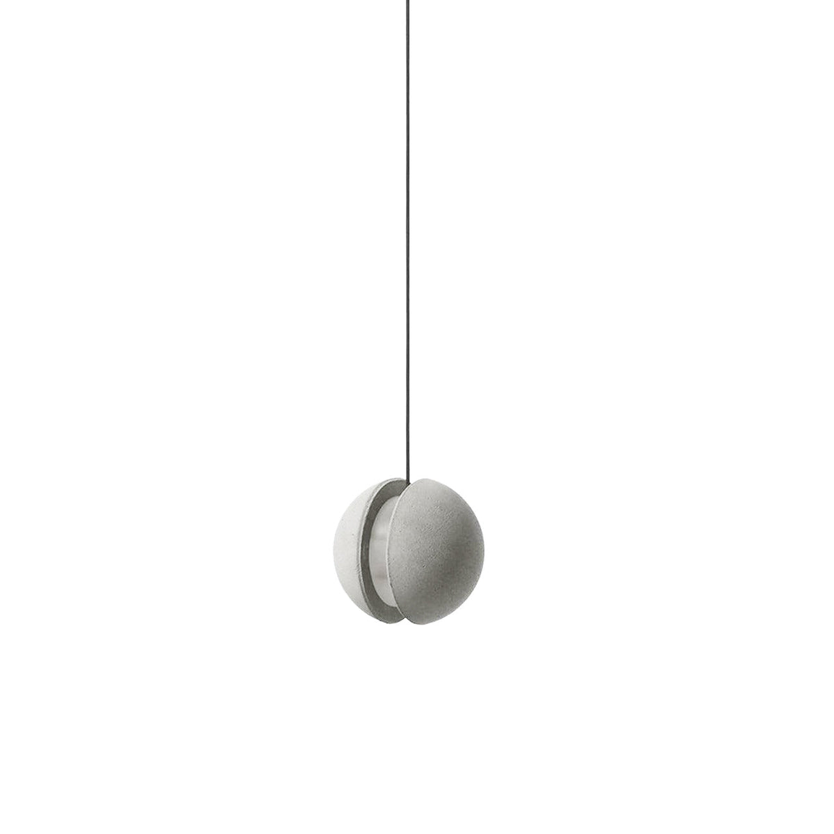 Moon Concrete Pendant Light – Modern Minimalist LED Ceiling Lamp